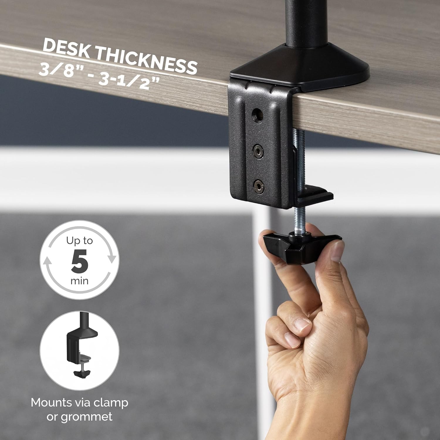 Suporte de Mesa para 2 Monitores Fellowes 8502601 / até 8 kg - Imagem 4