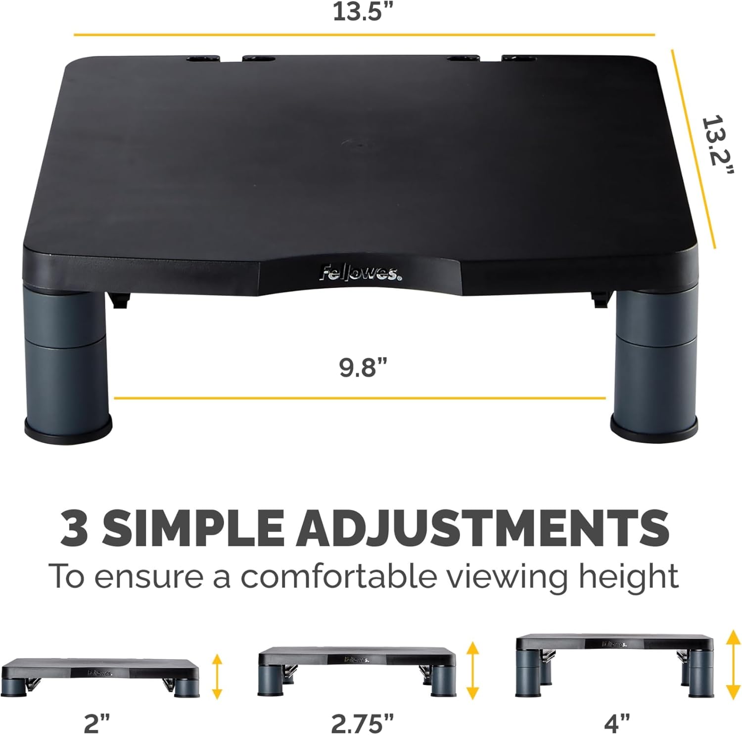 Apoio para Monitor Fellowes 9169301/ até 27kg - Imagem 3