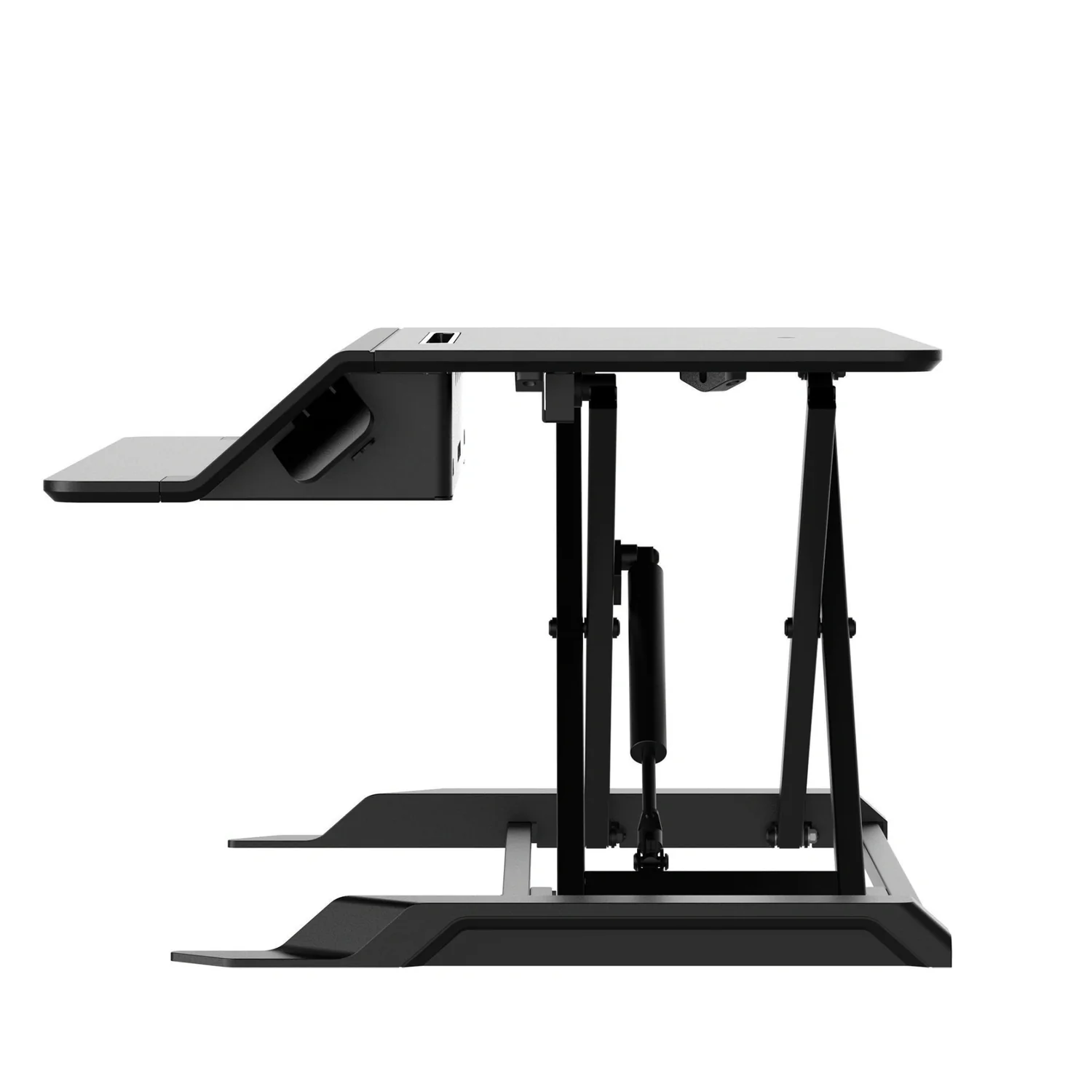 Suporte de Secretária Elevável Fellowes Lotus LT Sit-Stand até 17kg 80x40cm Preto - Imagem 6