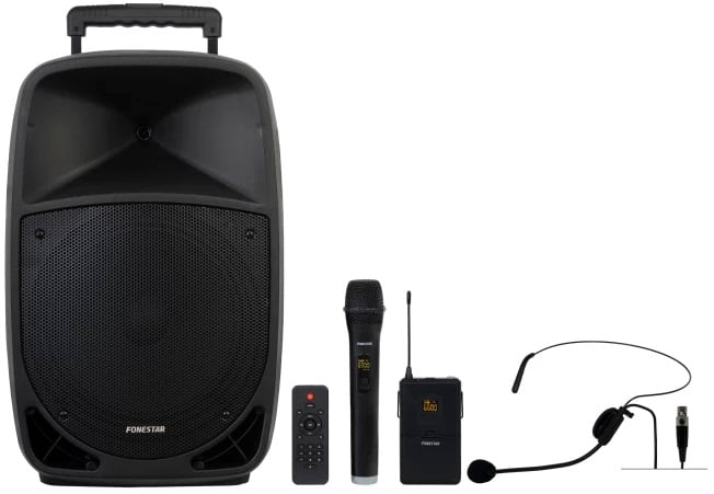 Coluna Portátil com Bluetooth Fonestar Malibu-312/ 250W