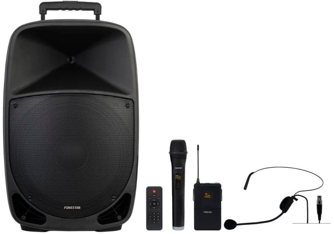 Coluna Portátil com Bluetooth Fonestar Malibu-315/ 250W