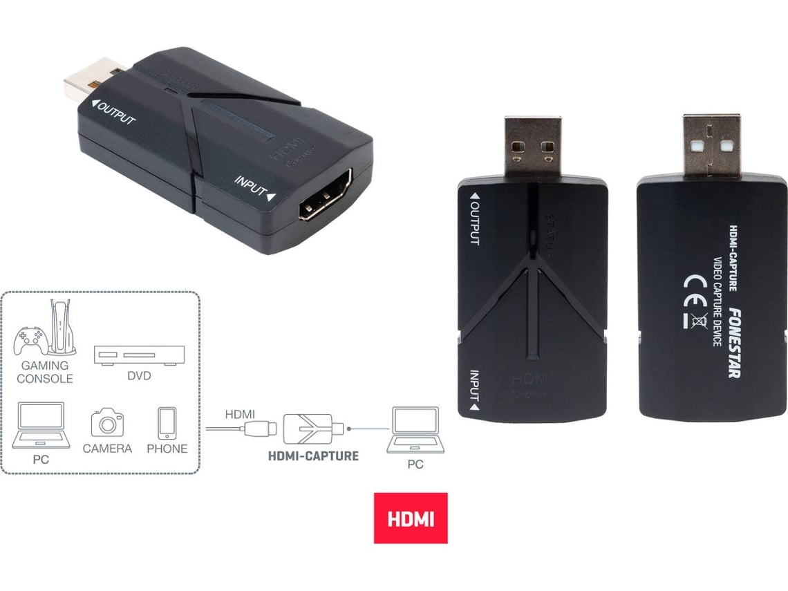 Capturadora de Vídeo Externa Fonestar HDMI-CAPTURE/ USB 2.0 - Imagem 2