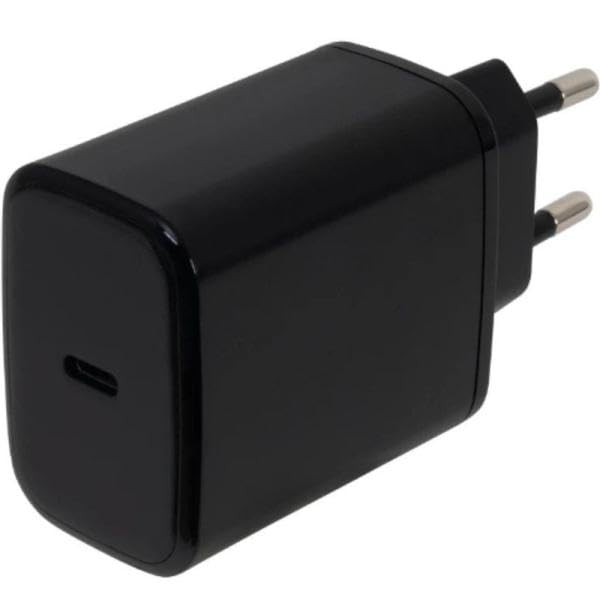 Carregador de Parede GaN Fonestar POWER-C-65/ 1xUSB Tipo-C/ 65W/ Preto