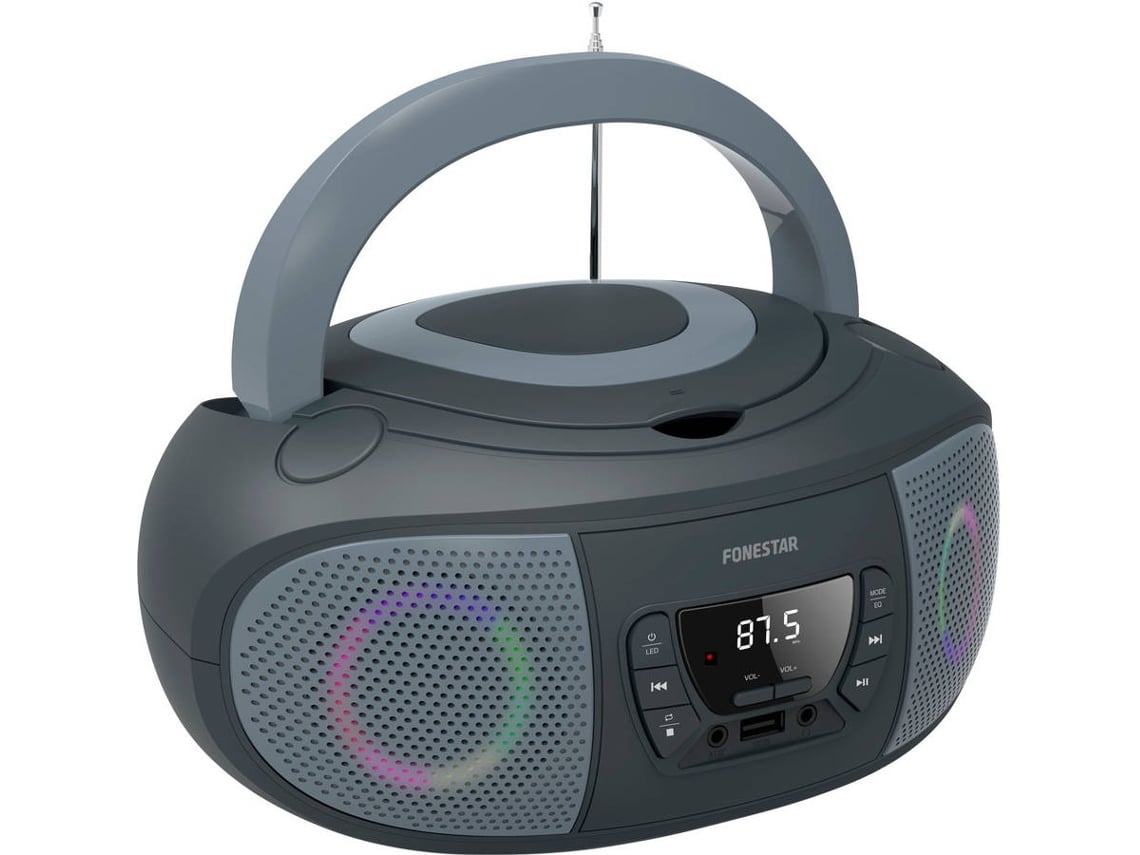 Rádio CD Fonestar BOOM-GO-G/ 13W/ Cinzento - Imagem 3
