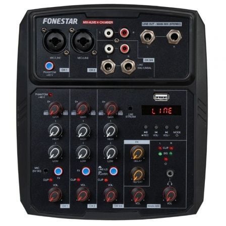 Mesa de Mistura Fonestar MIX-4LIVE