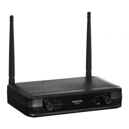 Microfone Sem Fios Dupla Mão e Petaca UHF Fonestar SONAIR-2MP/ Inclui Recetor - Imagem 2