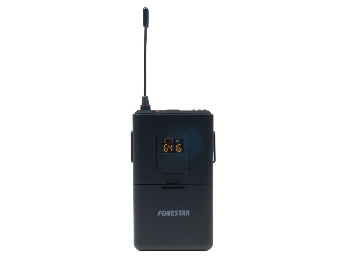 Microfone de cabeça e lapela UHF Fonestar WI-MIC