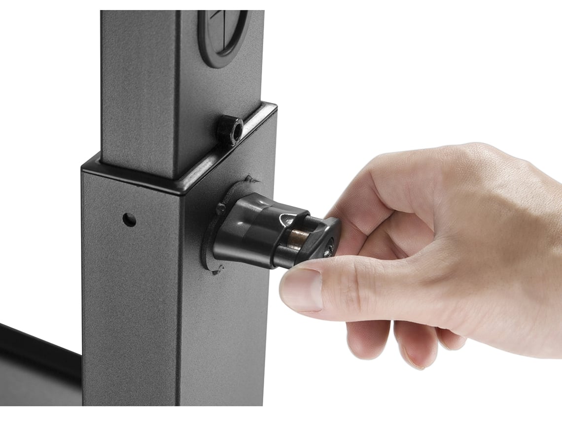 Suporte de Chão Orientável/ Inclinável com Rodas Fonestar STS-4244N para TV de 32-65"/ até 35kg - Imagem 4