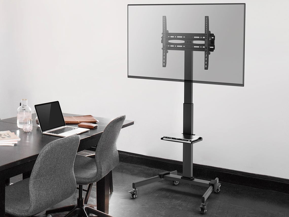 Suporte de Chão Orientável/ Inclinável com Rodas Fonestar STS-4244N para TV de 32-65"/ até 35kg - Imagem 7