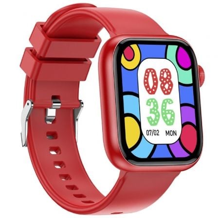 Smartwatch Forever IGo Watch 3 JW-500/ Notificações/ Frequência Cardíaca/ Vermelho - Imagem 3
