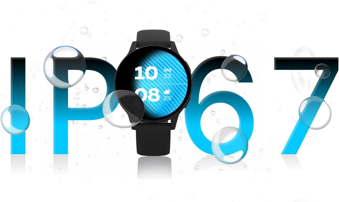 Forever Smartwatch IGo Watch 4 JW-600 Notificações/ Frequência Cardíaca/ Preto - Imagem 8