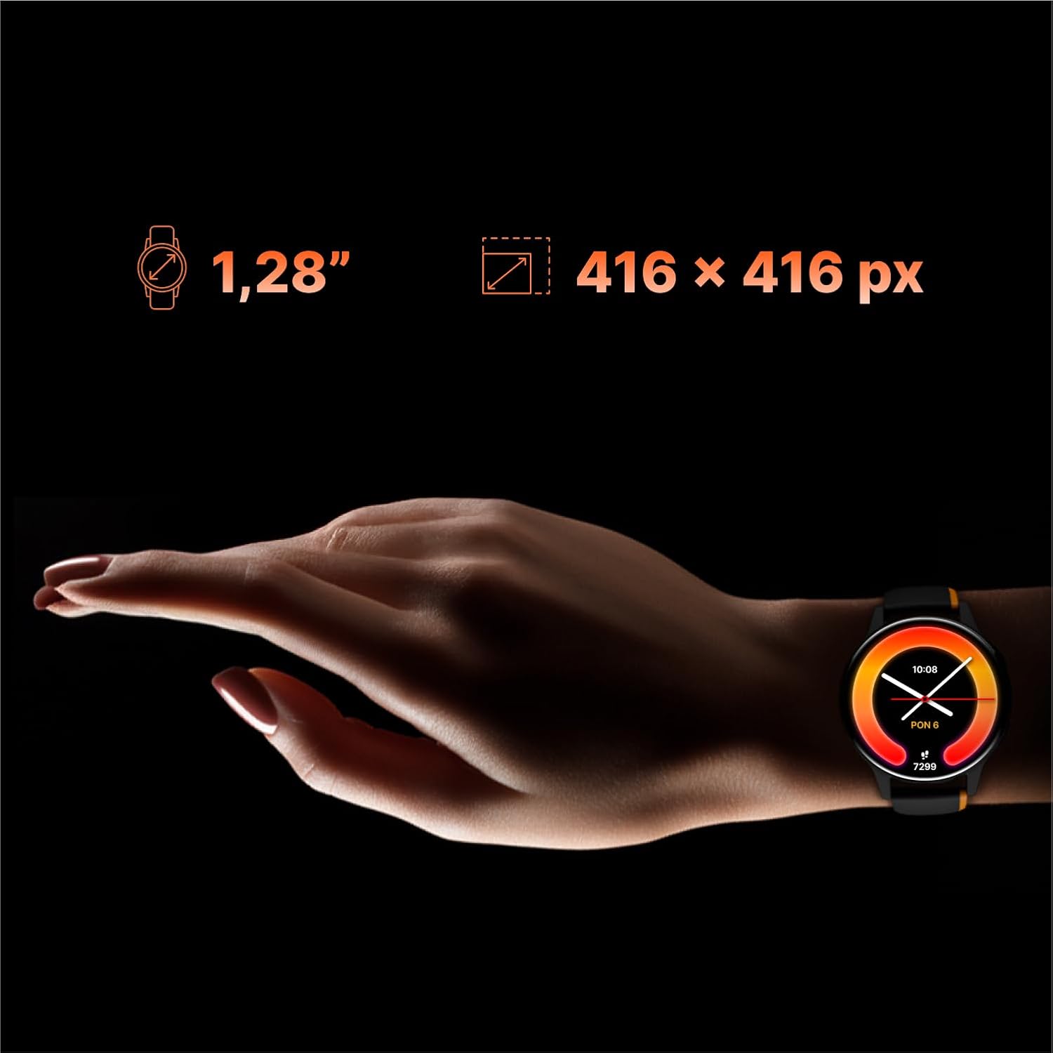Forever Smartwatch IGo Watch 4 JW-600 Notificações/ Frequência Cardíaca/ Preto - Imagem 4