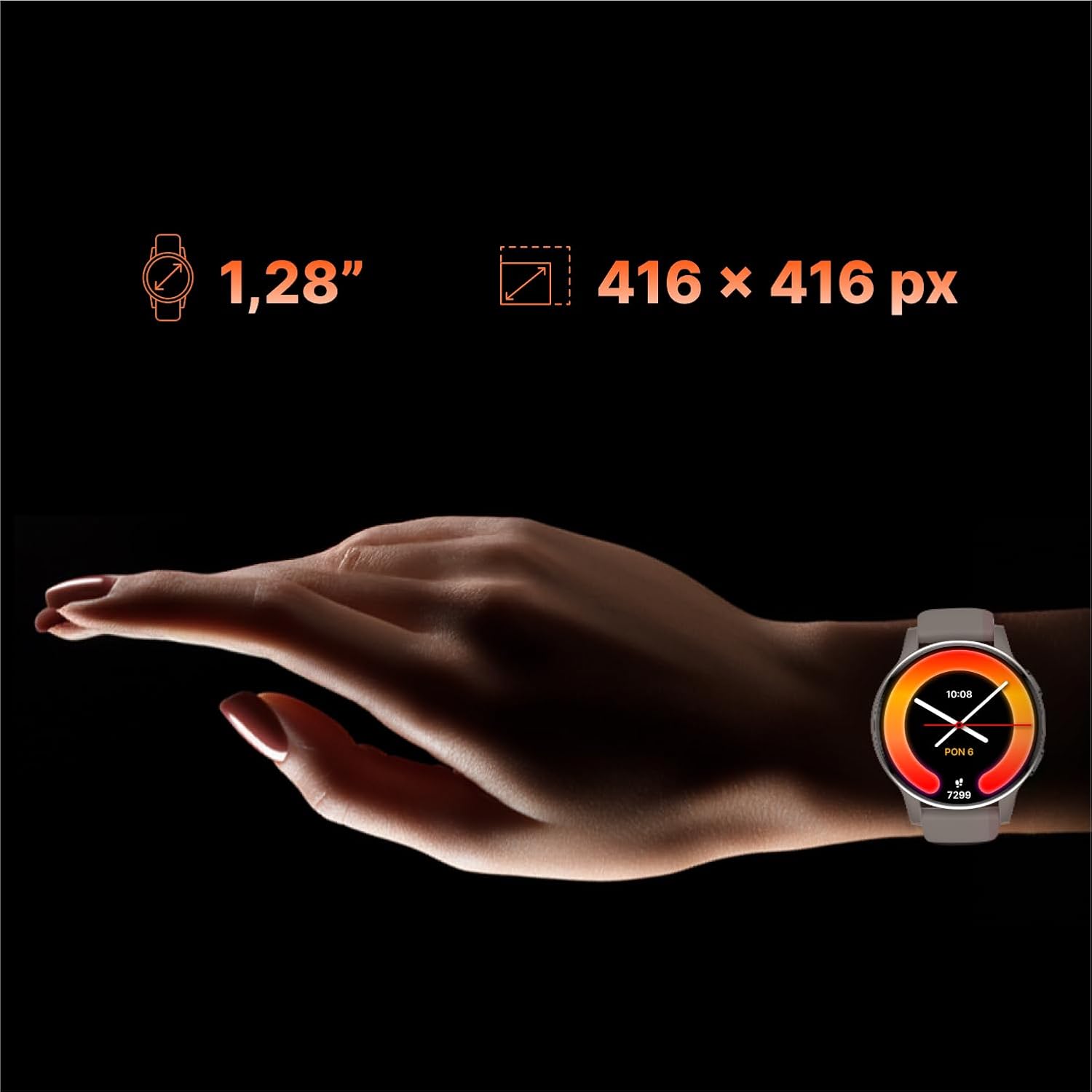 Forever Smartwatch IGo Watch 4 JW-600 Notificações/ Frequência Cardíaca/ Rosa - Imagem 3