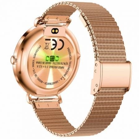 Forever Smartwatch Lucca SB-370/ Notificações/ Frequência Cardíaca/ Ouro Rosa/ Inclui Bracelete Moteada - Imagem 4