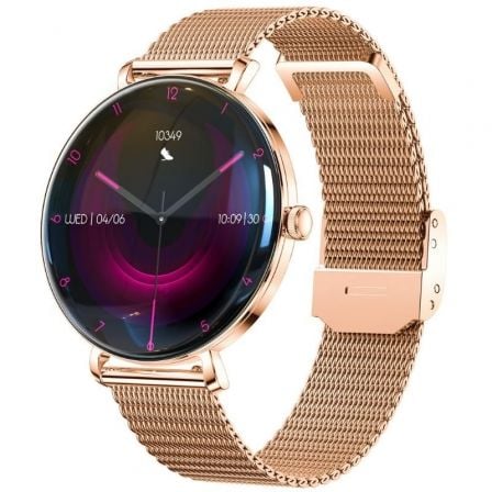 Forever Smartwatch Lucca SB-370/ Notificações/ Frequência Cardíaca/ Ouro Rosa/ Inclui Bracelete Moteada - Imagem 2