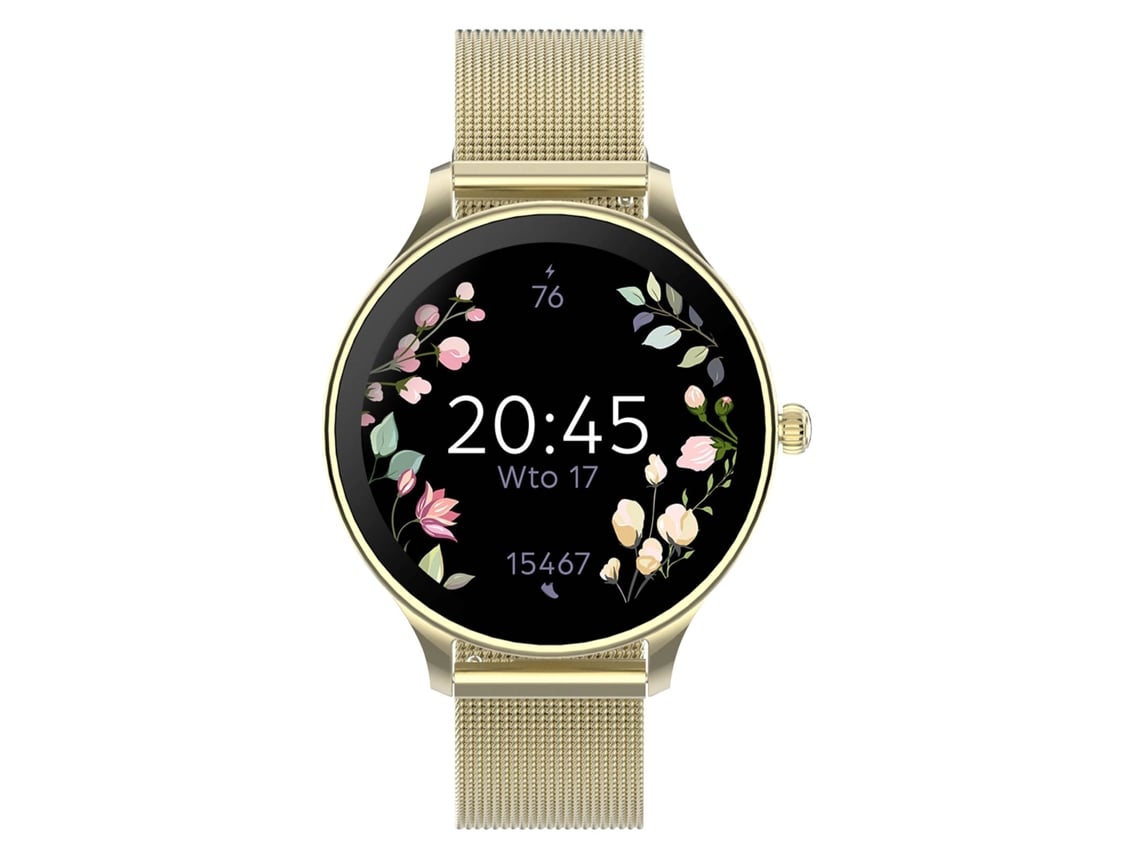 Smartwatch Forever Velora SB-306/ Notificações/ Frequência Cardíaca/ Ouro - Imagem 2