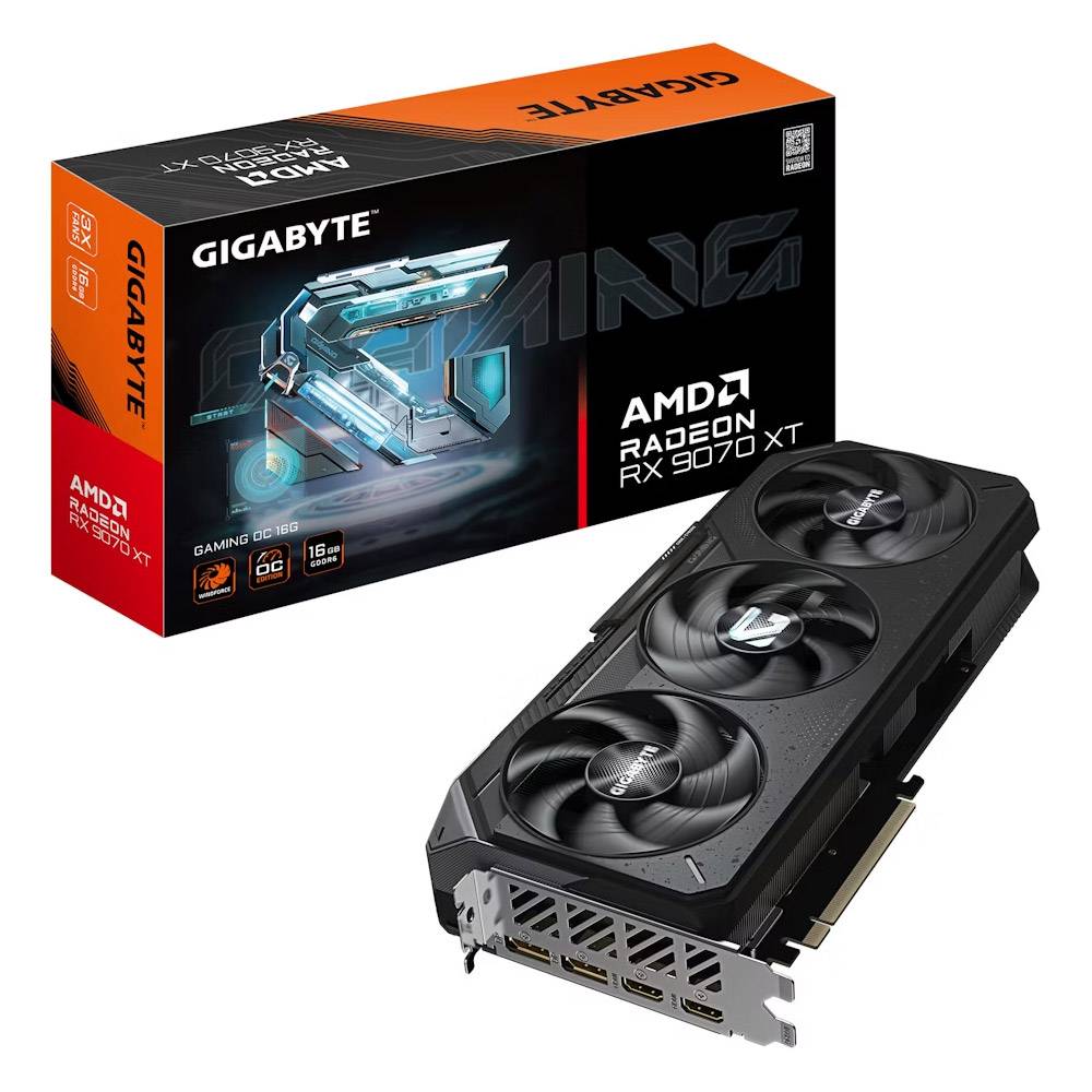 Placa Gráfica Gigabyte Radeon RX 9070 XT Gaming OC/ 16GB GDDR6