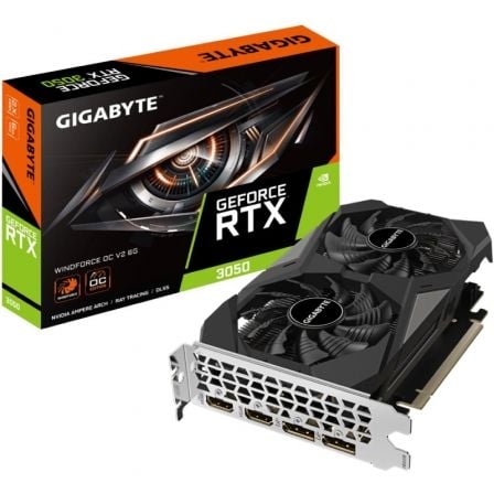 Placa Gráfica Gigabyte GeForce RTX 3050 WindForce OC V2/ 6GB GDDR6