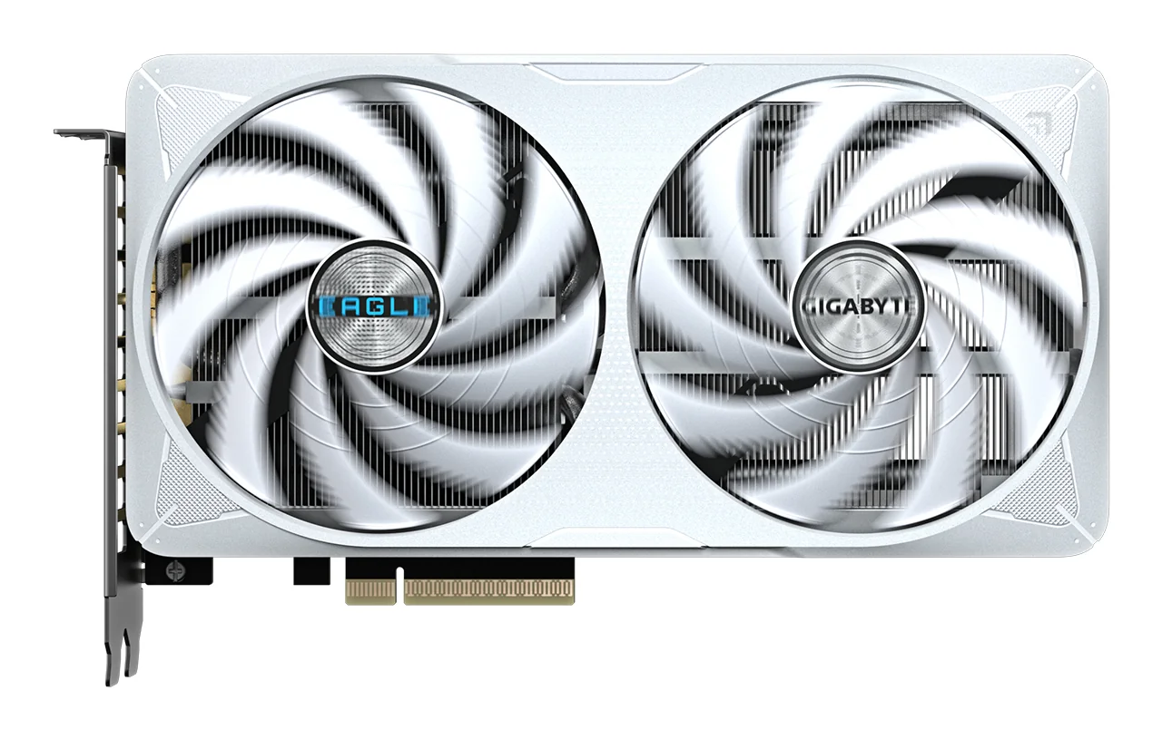 Placa Gráfica Gigabyte GeForce RTX 5060 Ti Eagle OC ICE 8GB GDDR7 128-bit DLSS 4 Branca - Imagem 2