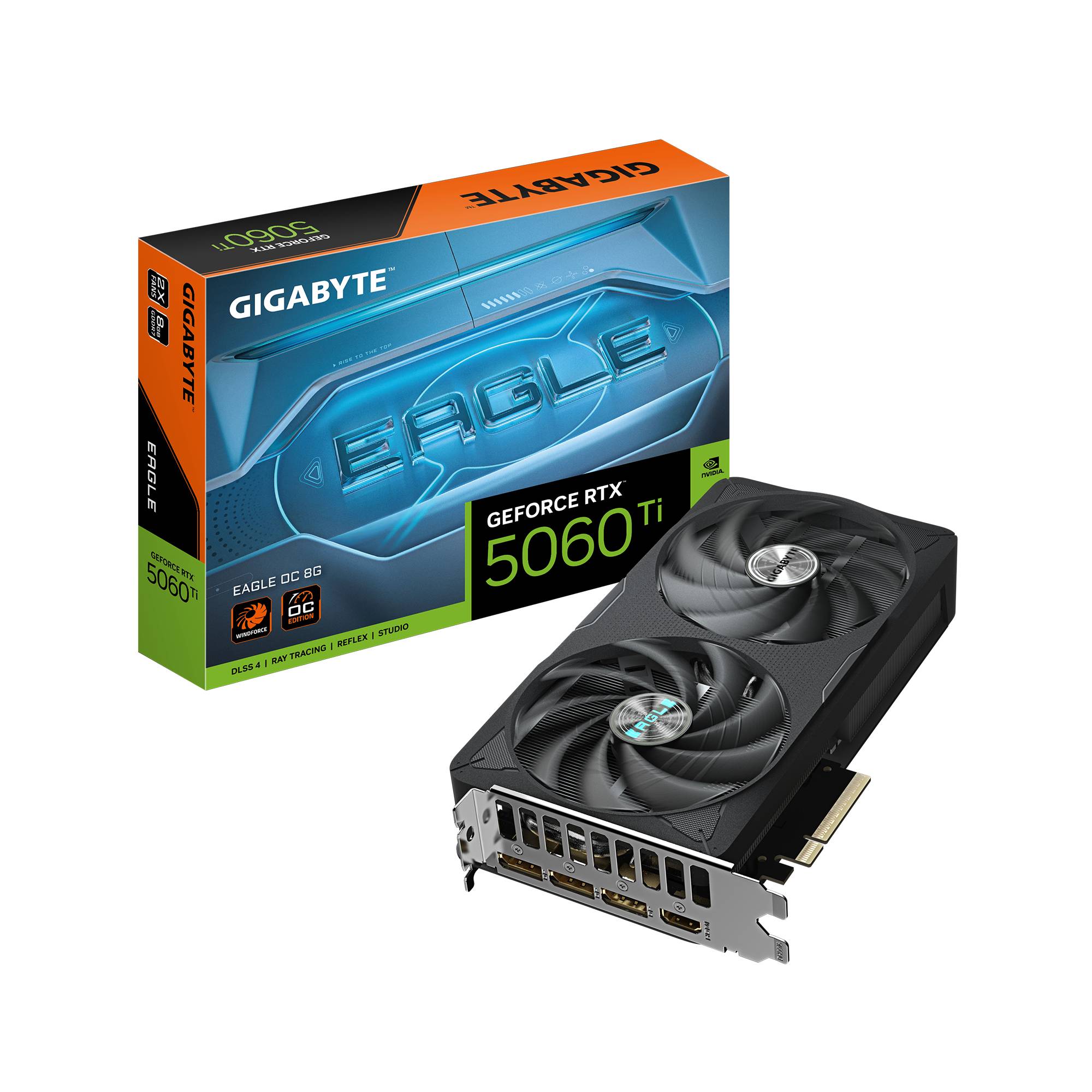 Placa Gráfica Gigabyte GeForce RTX 5060 Ti Eagle OC 8GB GDDR7