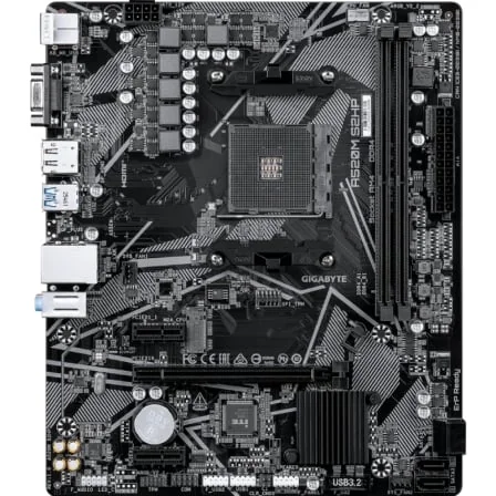 Motherboard Gigabyte A520M S2HP Socket AM4 DDR4 PCIe 3.0 Micro ATX - Imagem 2