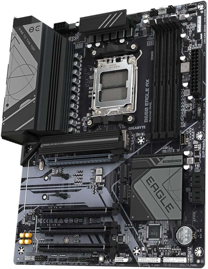 Motherboard Gigabyte B650 EAGLE AX Socket AM5/ DDR5/ PCIe 5.0 - Imagem 4