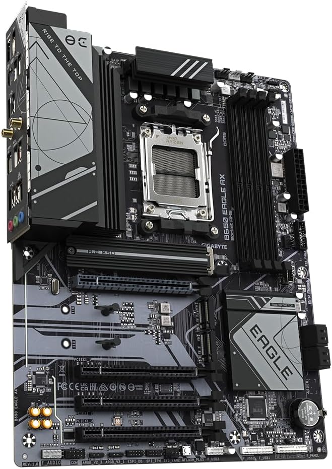 Motherboard Gigabyte B650 EAGLE AX Socket AM5/ DDR5/ PCIe 5.0 - Imagem 3