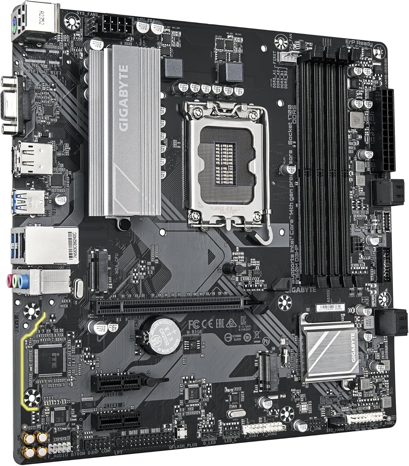 Motherboard Gigabyte B760M D3HP Socket 1700/ DDR5/ PCIe 4.0/ Micro ATX - Imagem 4