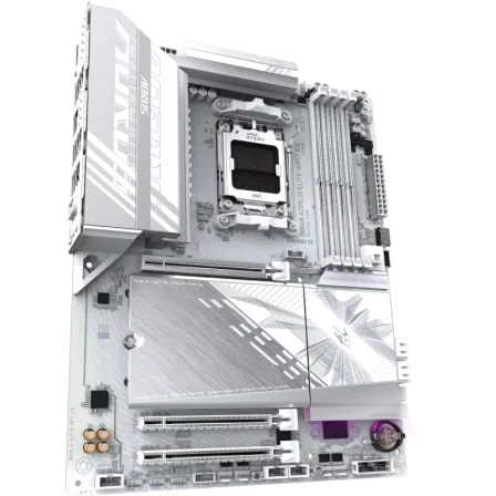Motherboard Gigabyte B850 AORUS ELITE WIFI7 ICE Socket AM5 DDR5 PCIe 5.0 Branca - Imagem 3
