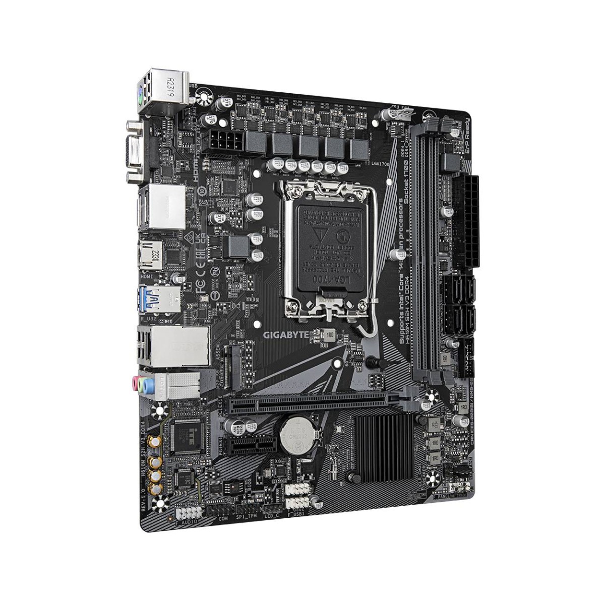 Motherboard Gigabyte H610M D3W DDR4 Socket LGA1700 PCIe 4.0 M.2 Micro ATX - Imagem 3