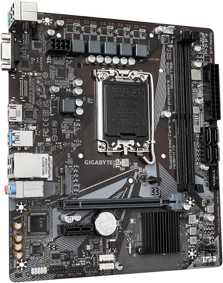 Motherboard Gigabyte H610M H V2 Socket 1700/ DDR4/ PCIe 4.0/ Micro ATX - Imagem 3