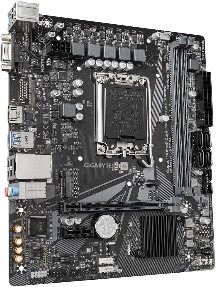 Motherboard Gigabyte H610M H V3 DDR4 Socket 1700/ DDR4/ PCIe 4.0/ Micro ATX - Imagem 3