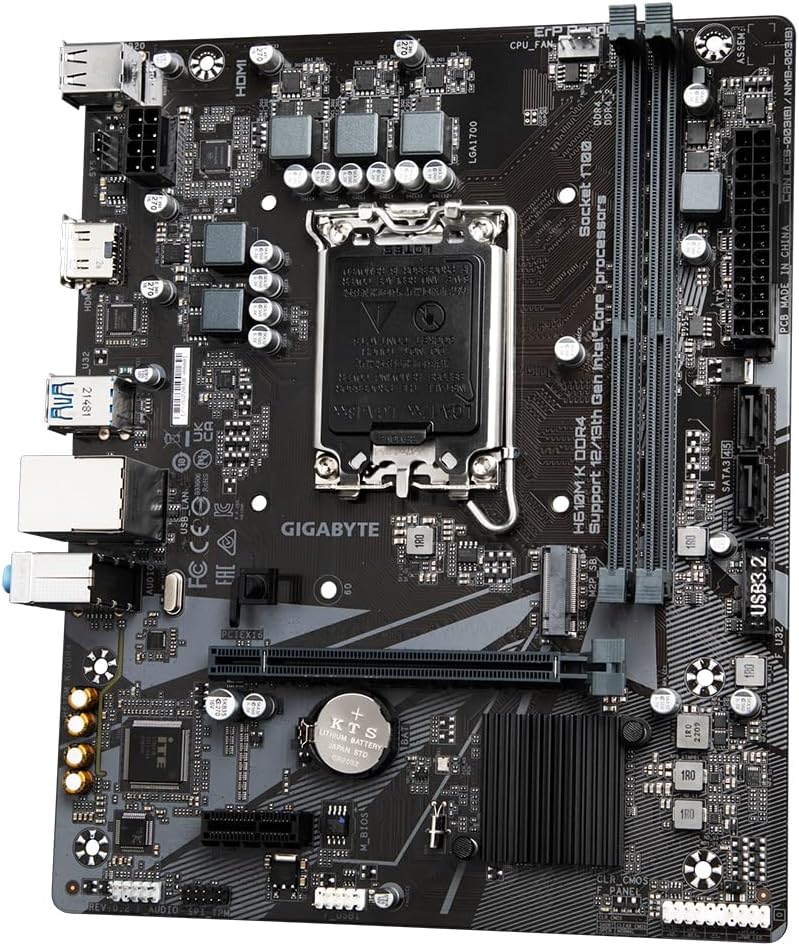 Motherboard Gigabyte H610M K DDR4 Socket 1700/ DDR4/ PCIe 4.0/ Micro ATX - Imagem 4