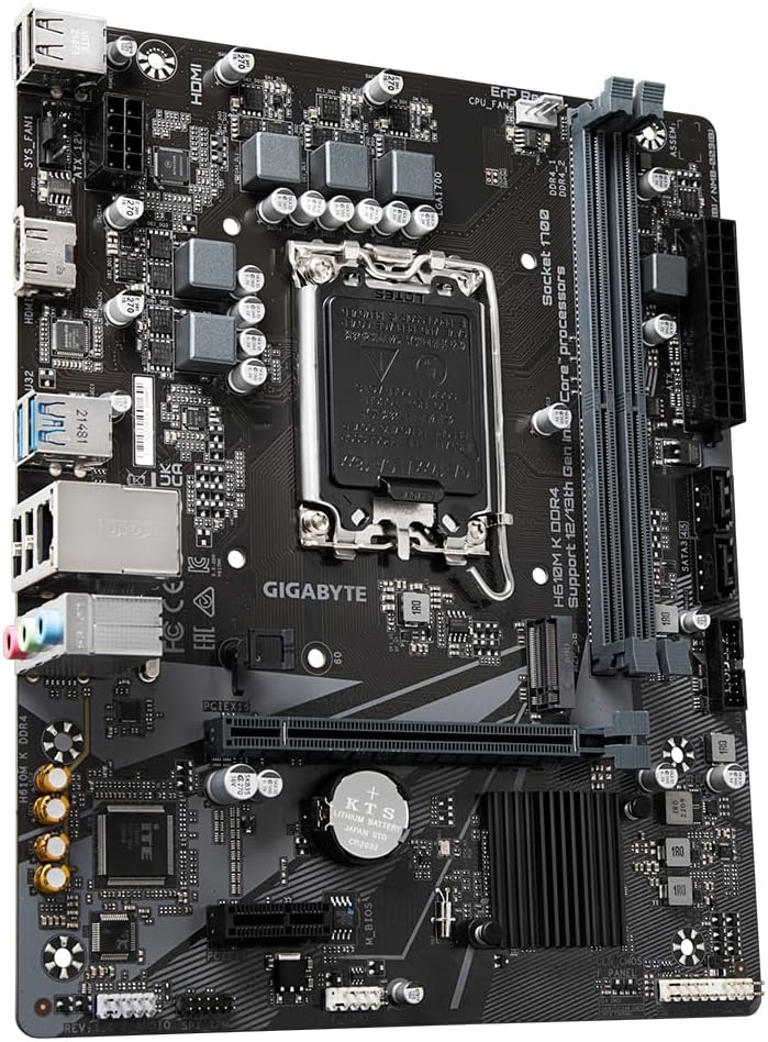 Motherboard Gigabyte H610M K DDR4 Socket 1700/ DDR4/ PCIe 4.0/ Micro ATX - Imagem 3