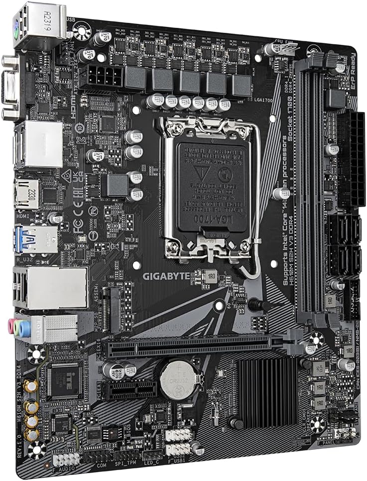 Motherboard Gigabyte H610M S2H V3 DDR4 Socket 1700/ DDR4/ PCIe 4.0/ Micro ATX - Imagem 3