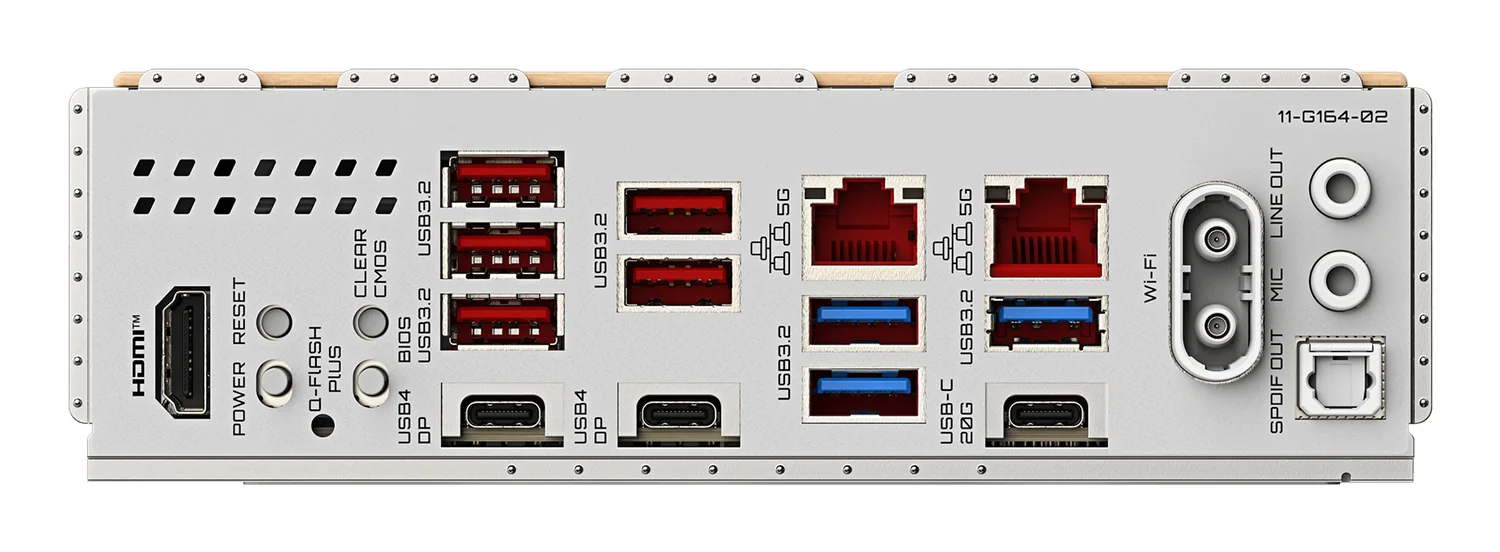Motherboard Gigabyte B850 AORUS ELITE WIFI7 ICE Socket AM5 DDR5 PCIe 5.0 Wi-Fi 7 Prateado - Imagem 6