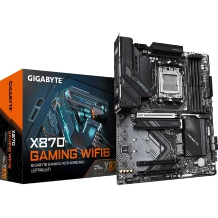 Motherboard Gigabyte X870 GAMING WIFI6 Socket AM5 DDR5 PCIe 5.0 Wi-Fi 6 2.5GbE LAN USB4