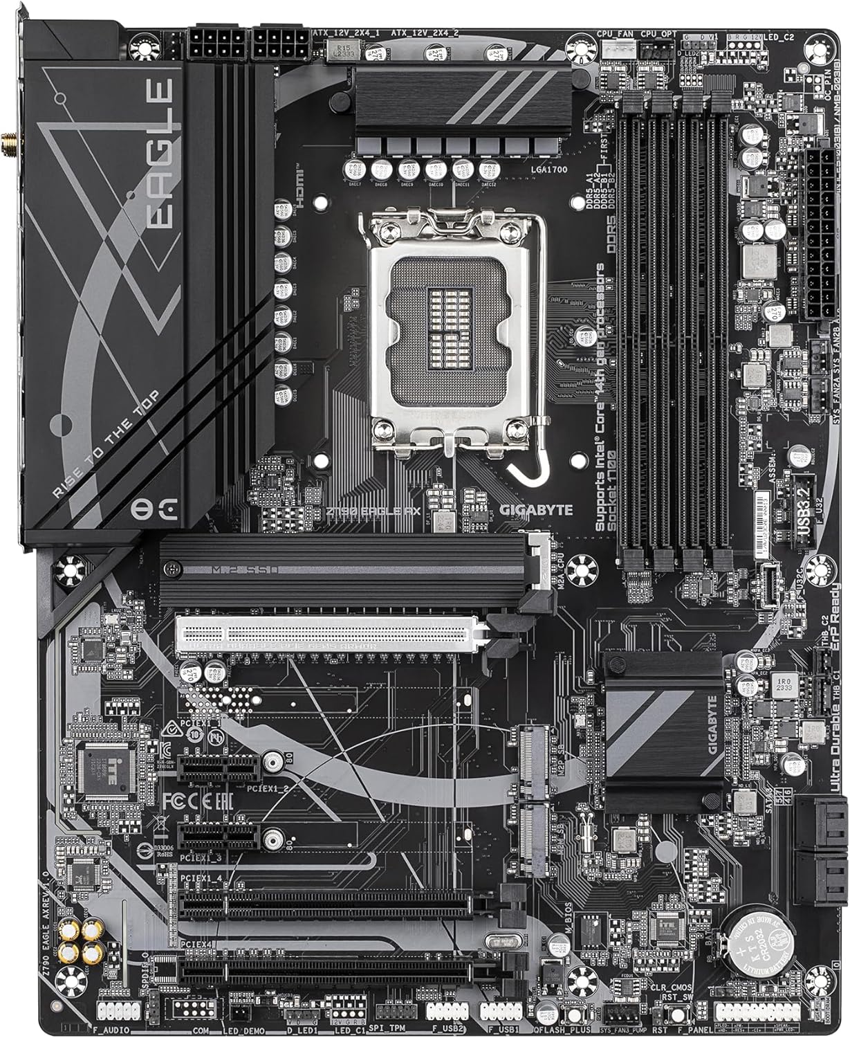 Motherboard Gigabyte Z790 EAGLE AX Socket 1700/ DDR5/ PCIe 5.0 - Imagem 2