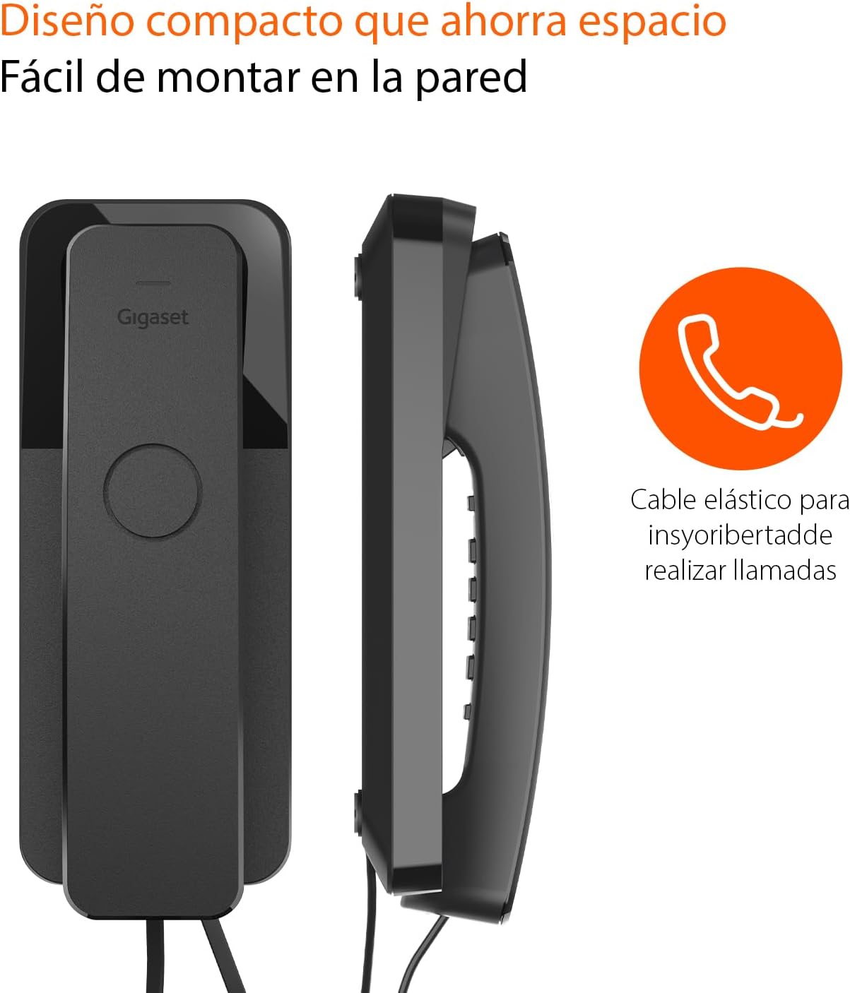 Telefone Gigaset Desk 200/ Preto - Imagem 2