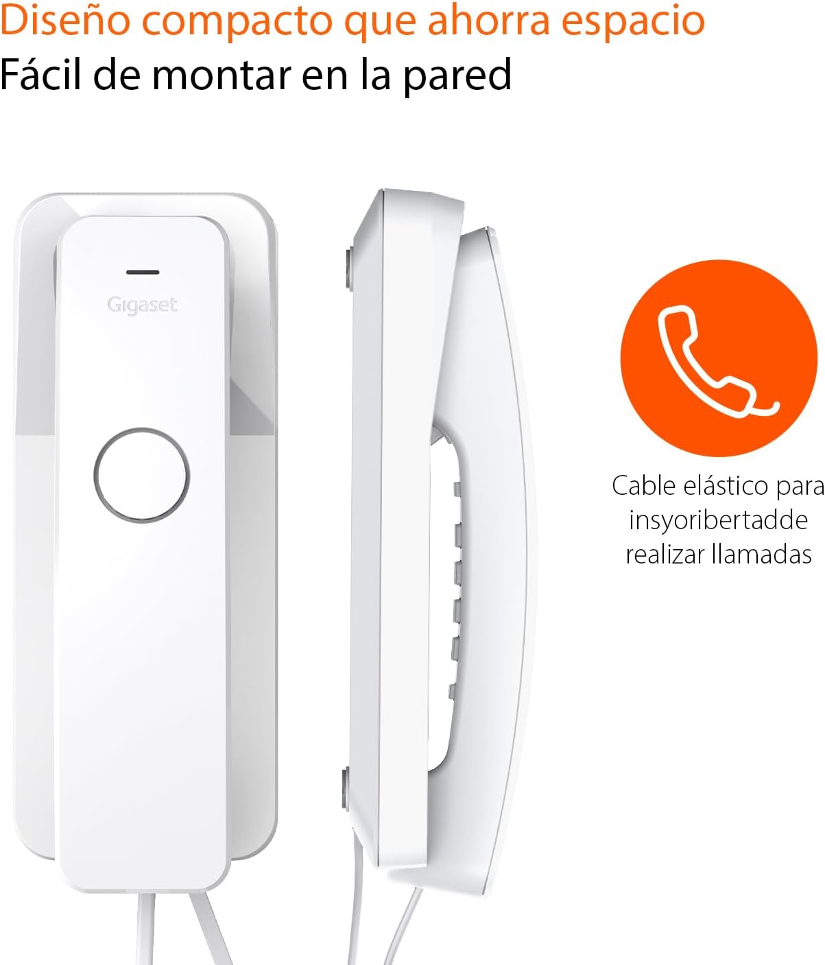 Telefone Gigaset Desk 200/ Branco - Imagem 2