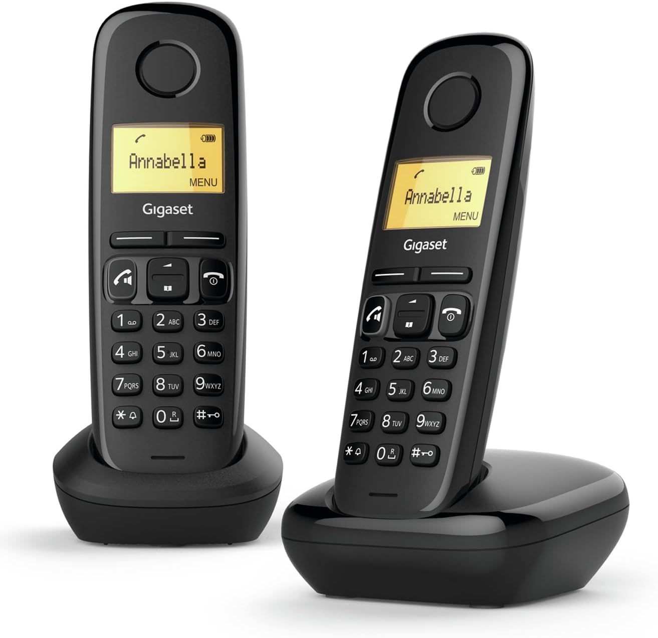 Telefone Sem Fios Gigaset A270/ Pack DUO/ Preto