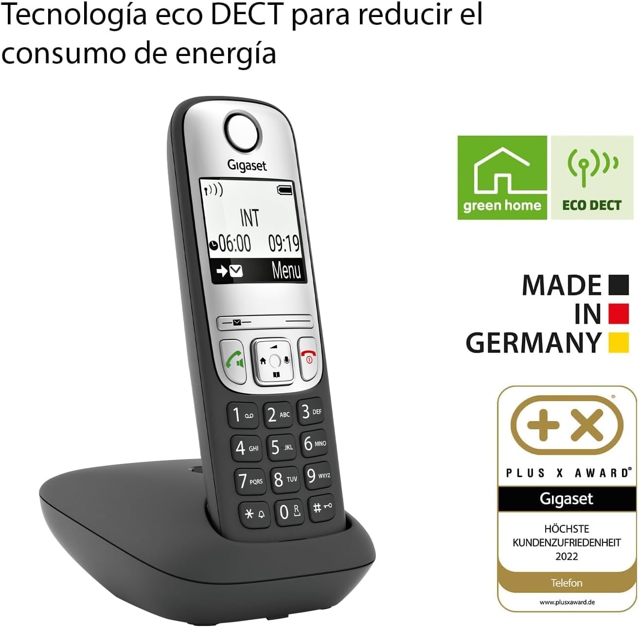Telefone Sem Fios Gigaset A690/ Preto - Imagem 5