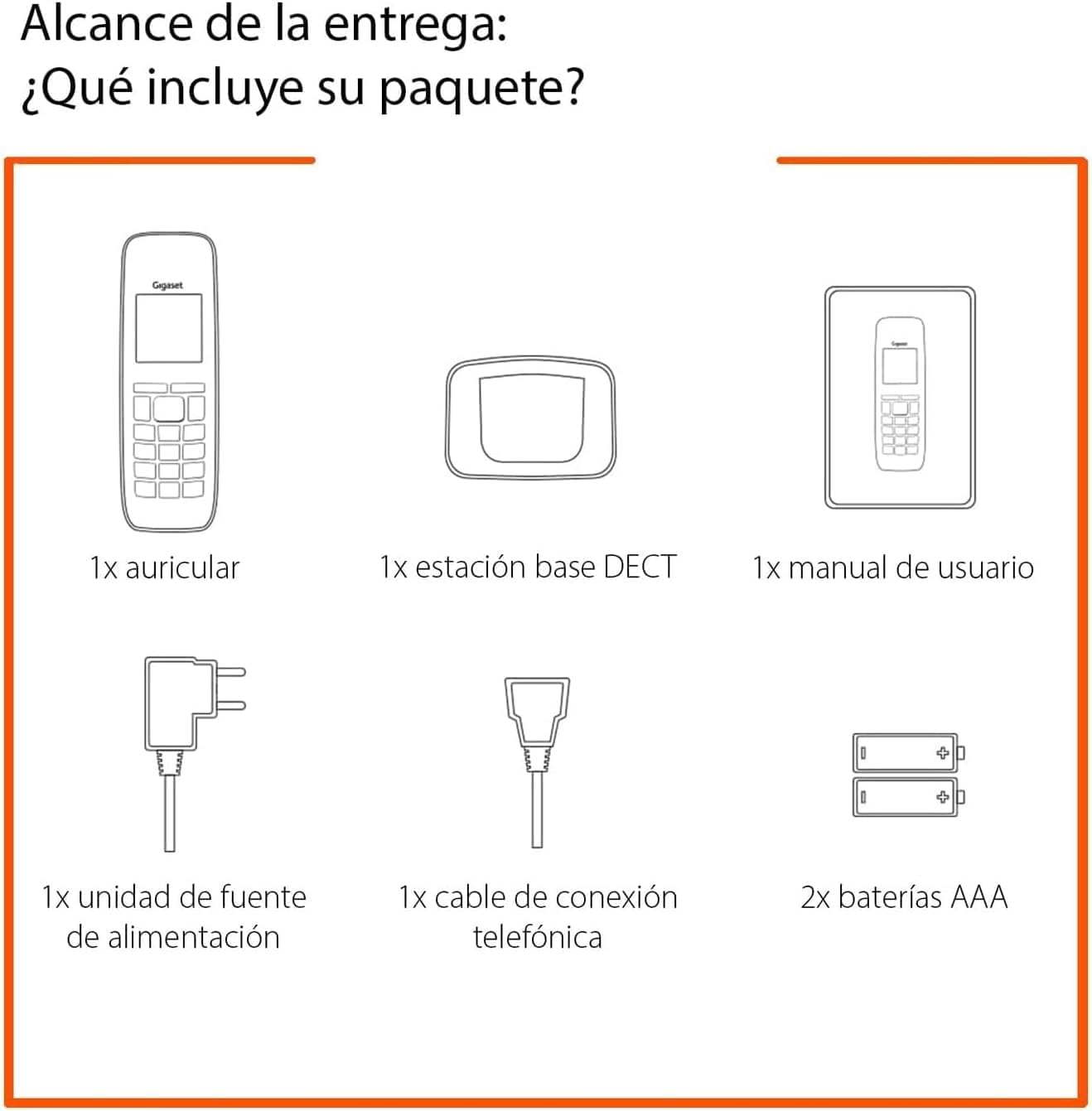 Telefone Sem Fios Gigaset AS690/ Branco - Imagem 6