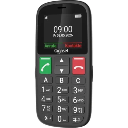Telemóvel Gigaset GL30 4G para Seniores com Botão SOS Teclas Grandes e Base de Carga Preto - Imagem 3