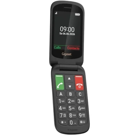 Telemóvel para Idosos Gigaset GL40 4G Clamshell Botão SOS Teclas Grandes Preto - Imagem 3