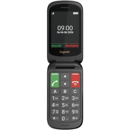 Telemóvel para Idosos Gigaset GL40 4G Clamshell Botão SOS Teclas Grandes Preto - Imagem 2