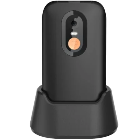 Telemóvel para Idosos Gigaset GL40 4G Clamshell Botão SOS Teclas Grandes Preto
