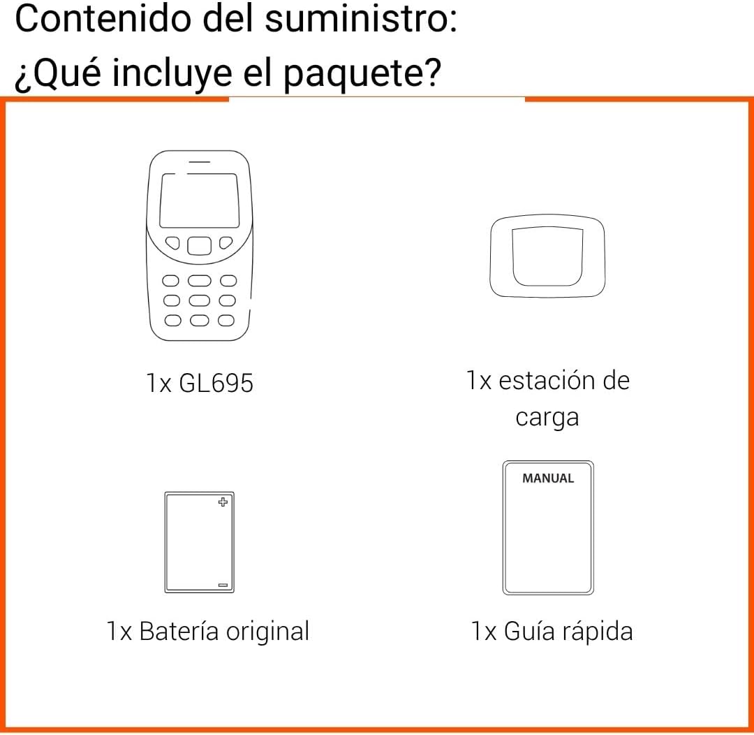 Telemóvel Gigaset GL695 4G para Seniores Ecrã 2.31" Botão SOS Teclas Grandes Base de Carga Preto - Imagem 6
