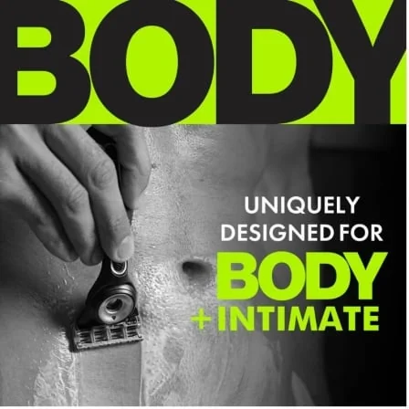 Pack de 2 Máquinas de Barbear Gillette GilletteLabs Face & Body + Intimate com FlexDisc 2D e Suporte Magnético - Imagem 4