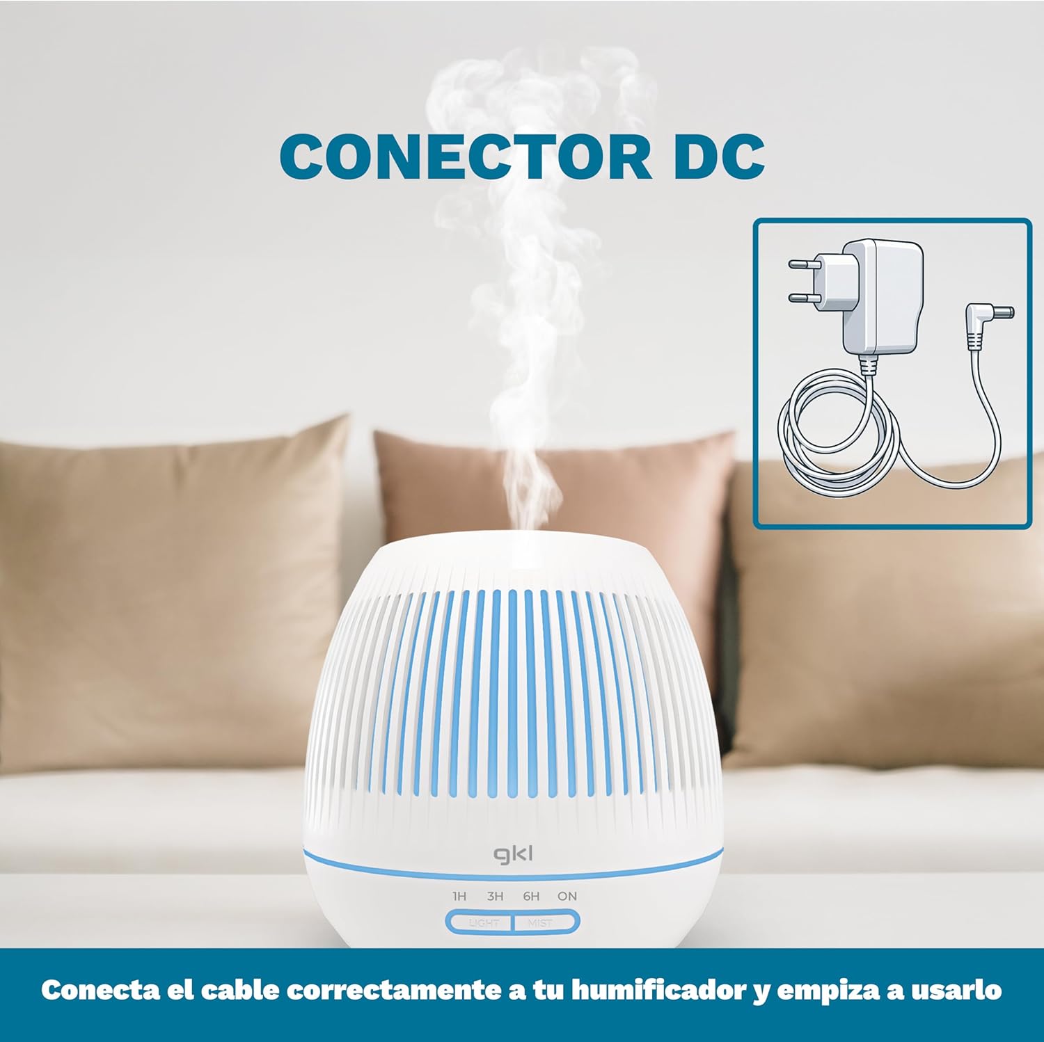 Humidificador GKL Pearl Essence ESN-400B/ Capacidade 400ml - Imagem 2